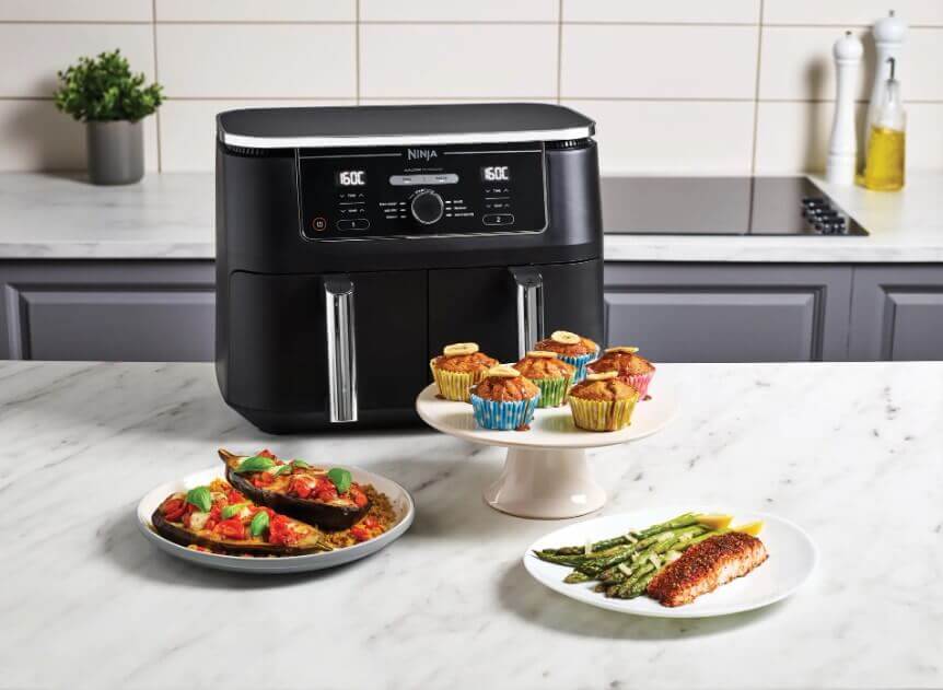 Ninja Foodi AF400 Air Fryer Max Dual Zone 9,5 L