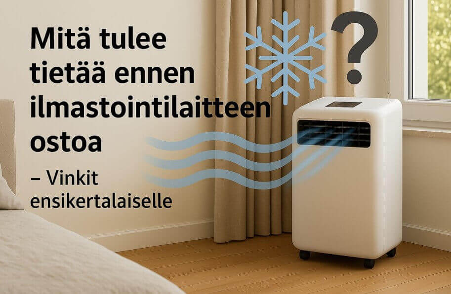 Mitä tulee tietää ennen ilmastointilaitteen ostoa – Vinkit ensikertalaiselle