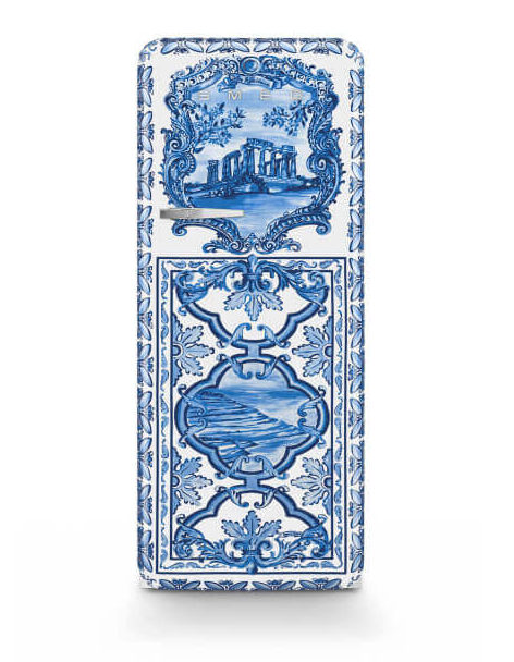 Smeg Dolce & Gabbana Blu Mediterraneo FAB28RDGME5 jääkaappi