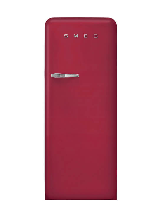 Smeg FAB28RDRB5 Jääkaappi, 'ruby red' oikeakätinen