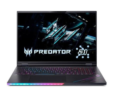 Acer Predator Helios 18 pelikannettava RTX 5080