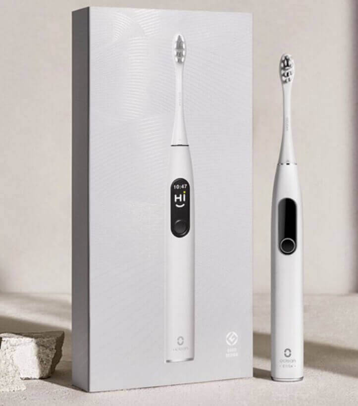 Oclean X Pro Elite sähköhammasharja ja langaton latausalusta
