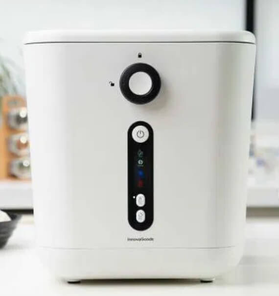 Ewooster InnovaGoods – hajuton ja kompakti sähköinen keittiökompostori kotiin ja mökille