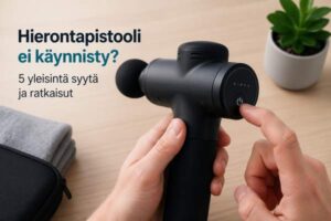 Hierontapistooli ei käynnisty